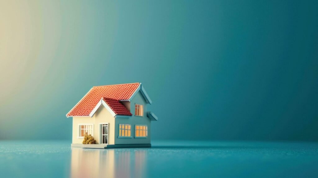 ai generated real estate advertisment background with copy space free photo